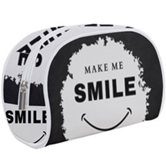 Black And White Simple Make Me Smile T Shirt 20250203 014057 0000 Make Up Case (large) by Cowcow2005