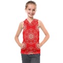 Crimson Current Kids  Sleeveless Hoodie View1