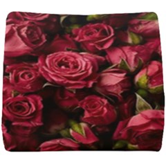 Floral Buds Of Roses Beautiful Flowers Seat Cushion by Grandong