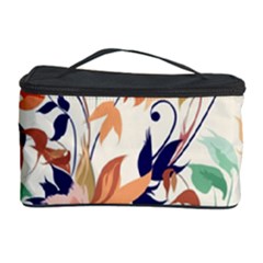 Abstract Floral Background Cosmetic Storage Case by kyorashop23