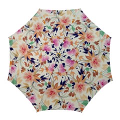 Abstract Floral Background Golf Umbrellas by kyorashop23