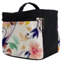 Abstract Floral Background Make Up Travel Bag (Small) View2