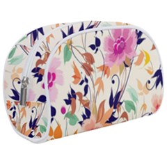 Abstract Floral Background Make Up Case (medium) by kyorashop23