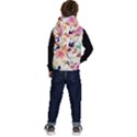 Abstract Floral Background Kids  Stylish Hooded Puffer Vest View4