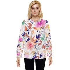 Abstract Floral Background Hidden Pocket Sweatshirt by kyorashop23