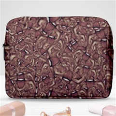 Human Spider Mutant Creatures Motif Random Pattern Make Up Pouch (large) by dflcprintsclothing