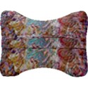 Abstract waves Velour Seat Head Rest Cushion View2