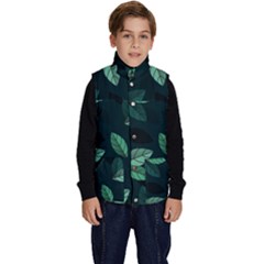 Foliage Kid s Button Up Puffer Vest by HermanTelo