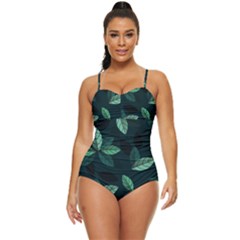 Foliage Retro Full Coverage Swimsuit by HermanTelo