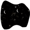 Cosmic Black Space Star Velour Head Support Cushion View3