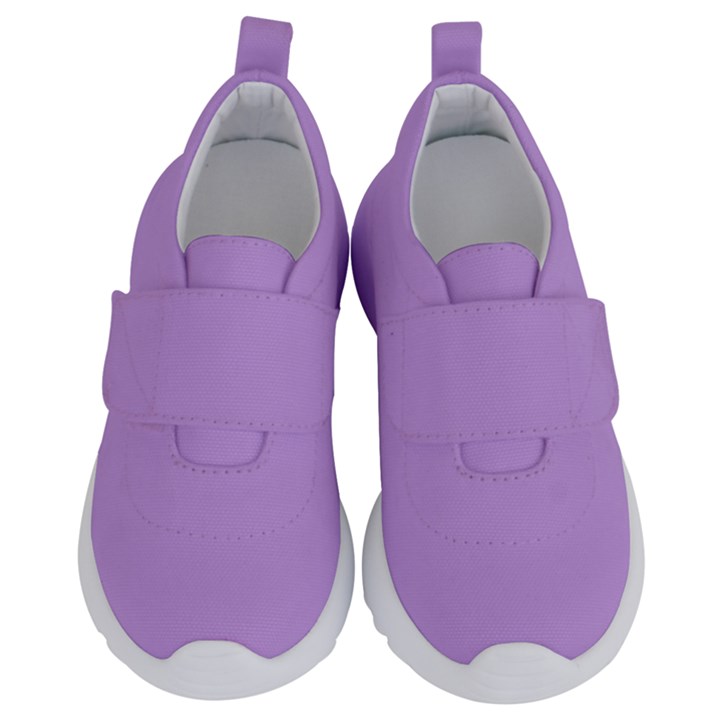 Luscious Lavender Hex #cca3e7 Kids  Velcro No Lace Shoes