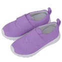 Luscious Lavender Hex #cca3e7 Kids  Velcro No Lace Shoes View2