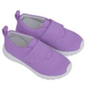 Luscious Lavender Hex #cca3e7 Kids  Velcro No Lace Shoes View3