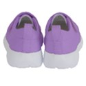 Luscious Lavender Hex #cca3e7 Kids  Velcro No Lace Shoes View4