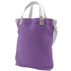 Luscious Lavender Hex #cca3e7 Canvas Messenger Bag by dressshop