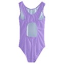 Luscious Lavender Hex #cca3e7 Kids  Cut-Out Back One Piece Swimsuit View2