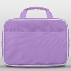 Luscious Lavender Hex #cca3e7 Travel Toiletry Bag With Hanging Hook by dressshop