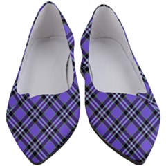 Blue Tartan Plaid 1 Diagonal Women s Block Heels  by dressshop