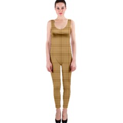 Autumn Fall Plaid Tartan 1 One Piece Catsuit by dressshop