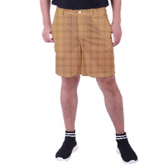 Autumn Fall Plaid Tartan 1 Men s Pocket Shorts by dressshop