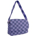 Purple Plaid Tartan 1 Diagonal Courier Bag View1