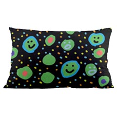 Doodle Dot Drawing 16 x24  Lumbar Throw Cushion Case (two Sides) by Salmanaz77