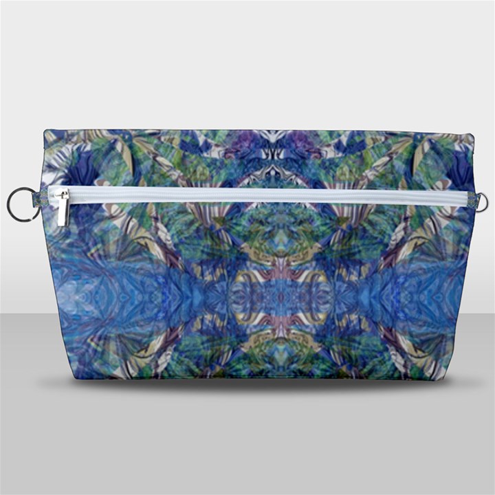 Blue arabesque Handbag Organizer