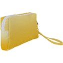 Cream Yellow To Amber Orange Linear Gradient Wristlet Pouch Bag (Small) View2