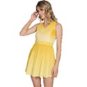 Amber Orange To Cream Yellow Linear Gradient Sleeveless High Waist Mini Dress View2