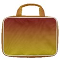 Burgundy Red To Electric Yellow Linear Gradient Travel Toiletry Bag With Hanging Hook View2