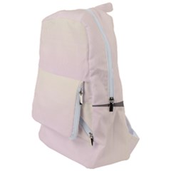 Cream Yellow To Pink Lace Linear Gradient Travelers  Backpack by GradientsOmbre