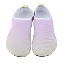 Cream Yellow To Pink Lace Bilinear Gradient Men s Sock-style Water Shoes by GradientsOmbre