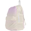 Pink Lace To Cream Yellow Bilinear Gradient Foldable Lightweight Backpack View4