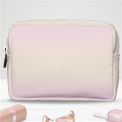 Pink Lace To Cream Yellow Bilinear Gradient Make Up Pouch (medium) by GradientsOmbre