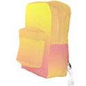 Electric Yellow To Coral Pink Linear Gradient Full Print Backpack View3