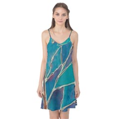 Aqua Batik, Abstract, Colorful Camis Nightgown  by kyorashop23