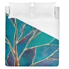 Aqua Batik, Abstract, Colorful Duvet Cover (queen Size) by kyorashop23