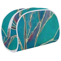 Aqua Batik, Abstract, Colorful Make Up Case (medium) by kyorashop23