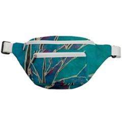 Aqua Batik, Abstract, Colorful Fanny Pack by kyorashop23