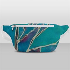 Aqua Batik, Abstract, Colorful Waist Bag  by kyorashop23