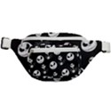 Jack Print, White, Before, Plain, Black, Simple, Christmas Fanny Pack View1