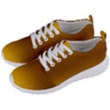 Amber Orange To Chocolate Brown Bilinear Gradient Men s Lightweight Sports Shoes View2