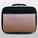 Pink Lace To Chocolate Brown Linear Gradient Lunch Bag View1