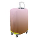 Pink Lace To Chocolate Brown Linear Gradient Luggage Cover (Small) View2