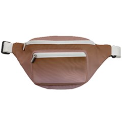 Chocolate Brown To Pink Lace Linear Gradient Fanny Pack by GradientsOmbre