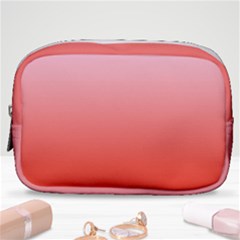 Pink Lace To Scarlet Red Linear Gradient Make Up Pouch (small) by GradientsOmbre