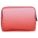 Pink Lace To Scarlet Red Linear Gradient Make Up Pouch (Medium) View2