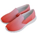 Pink Lace To Scarlet Red Linear Gradient Men s Lightweight Slip Ons View2