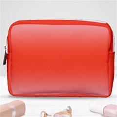 Pink Lace To Scarlet Red Bilinear Gradient Make Up Pouch (medium) by GradientsOmbre