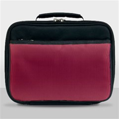 Coral Pink To Burgundy Red Bilinear Gradient Lunch Bag by GradientsOmbre